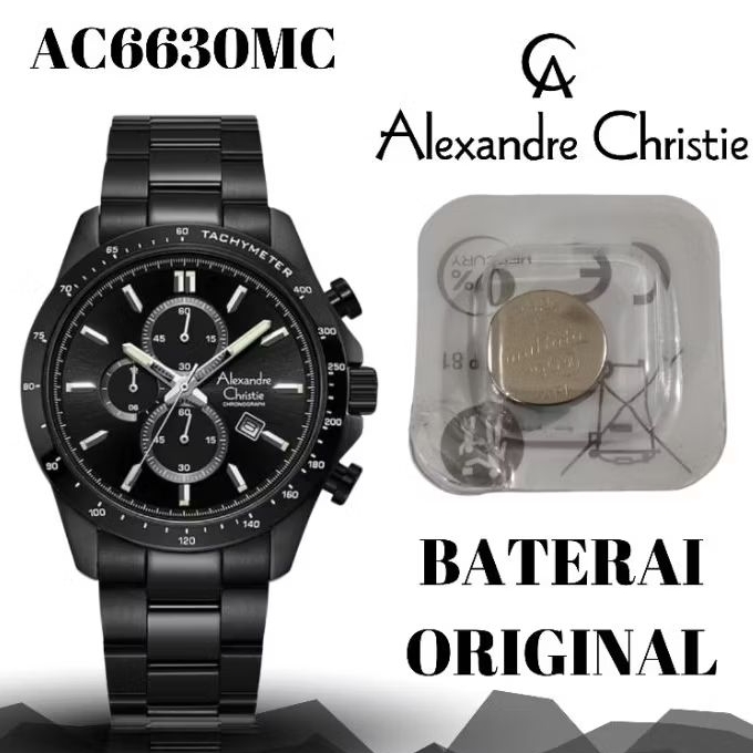 Baterai jam ALEXANDRE christie original AC6630MC