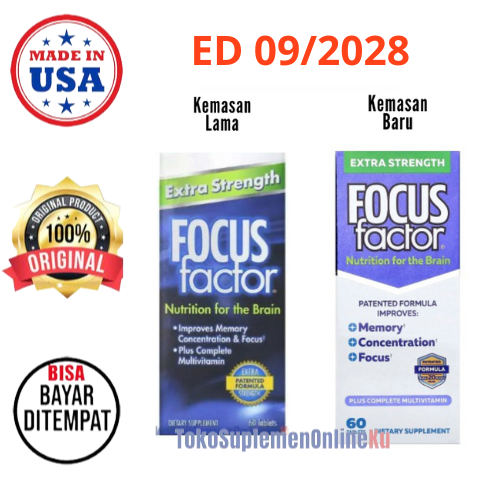 Focus Factor Extra Strength | Vitamin Nootropic | Brain Booster