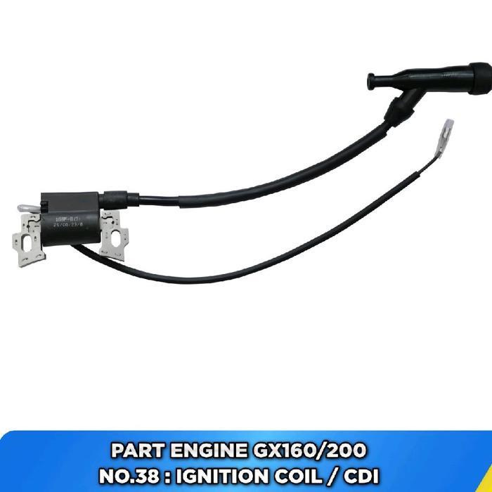 Spare Part Engine Mesin Bensin GX160 GX200 Ignition Coil CDI