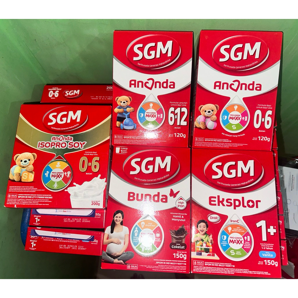 SGM IBU HAMIL & ANANDA USIA 0-6 BULAN & 6-12 BULAN 120 gr susu