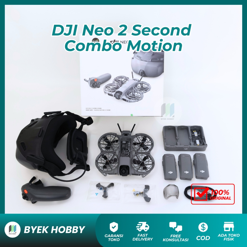 Original DJI Neo 2 Drone Second Fly More Combo With Motion (Follow Me Camera Drone 4k High Resolutio