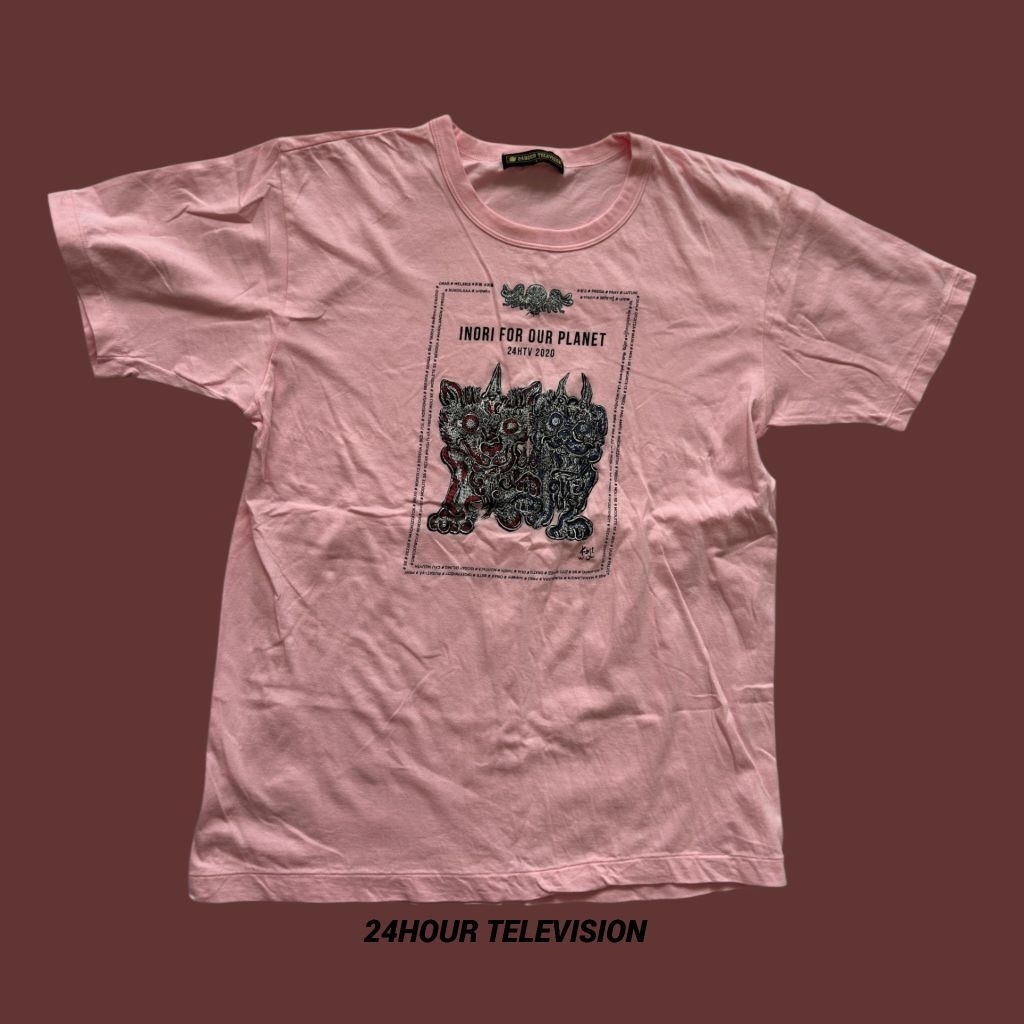 kaos 24 hour television warna pink