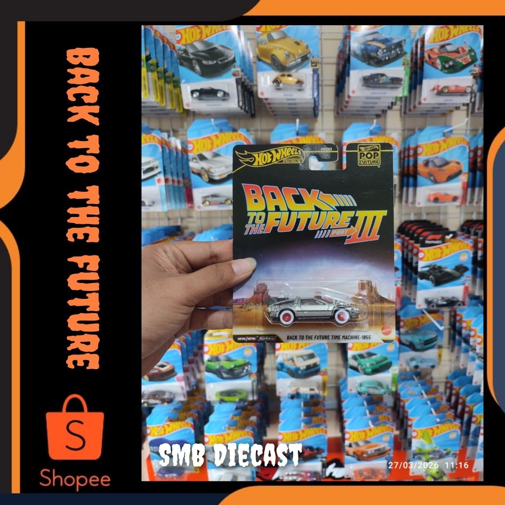 HOT WHEELS BACK TO THE FUTURE TIME MACHINE - 1955 (PREMIUM)
