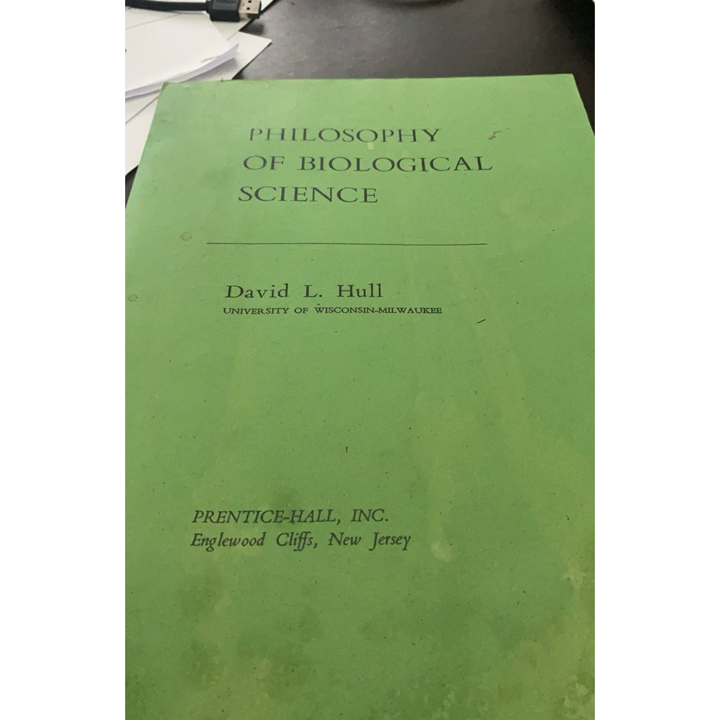 philosophy of biological science