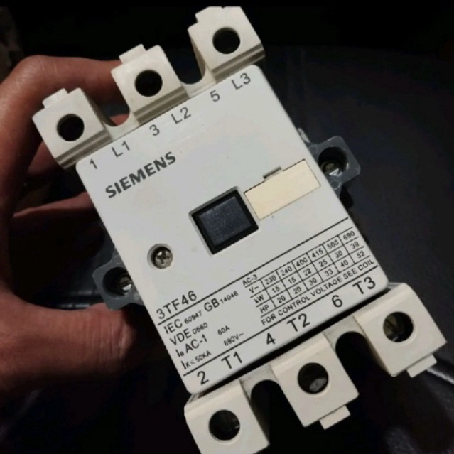 Kontaktor Siemens 3TF46 80A 22-0XP0 220V 22Kw