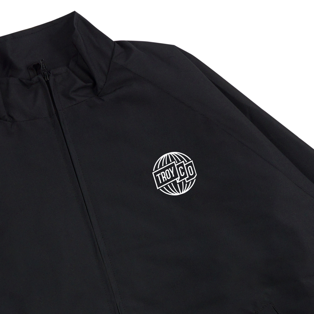 Troy Company Jacket Tracktop Full Black Flag of Earth - Jaket Tracktop Full Hitam JTT 3575