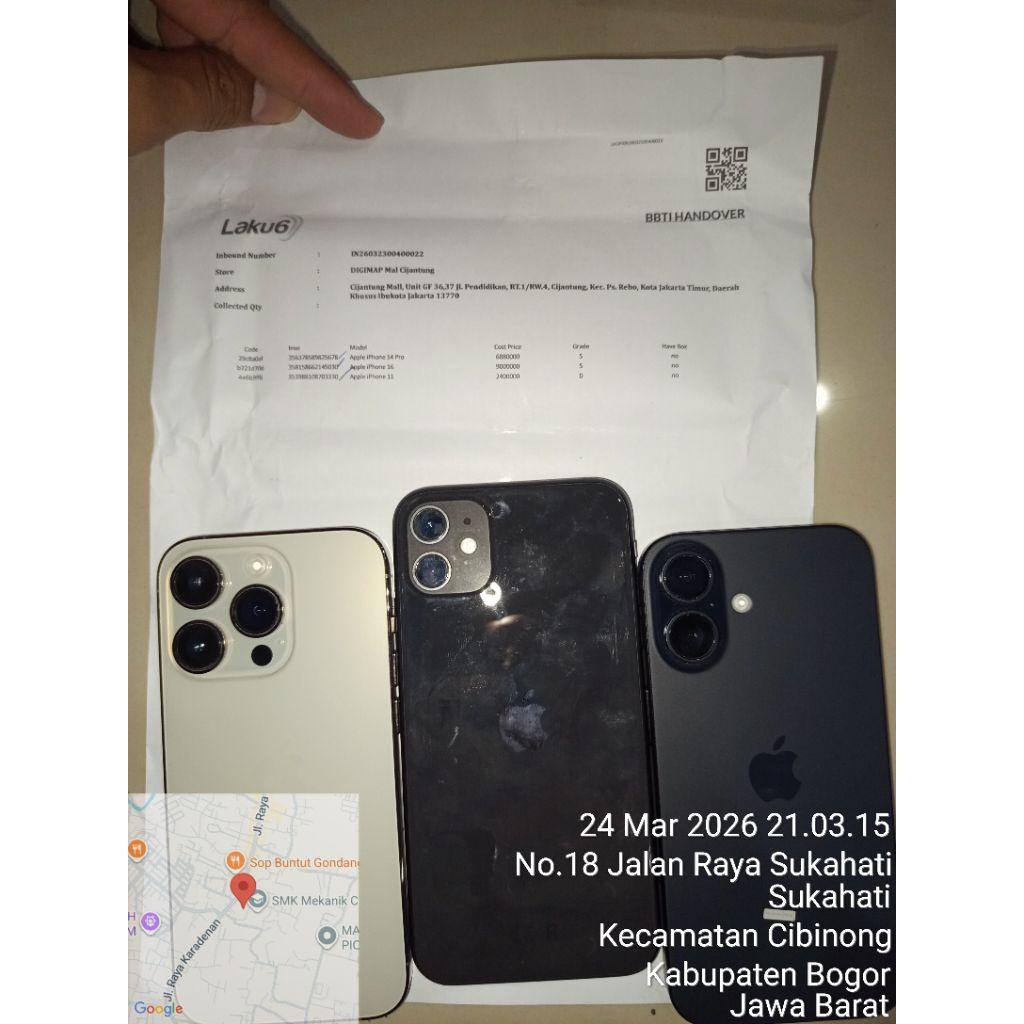 iphone 15 pro second, laku 6