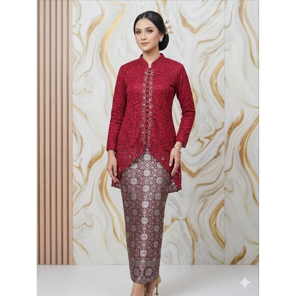 kebaya set rok songket/kebaya set/kebaya/rok songket