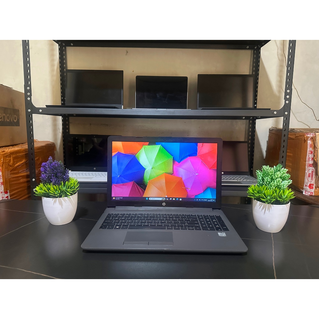 Laptop Mulus HP 250 G7 - Intel Core i5-1035G1/RAM 16GB/SSD NVME 512GB - Siap Pakai