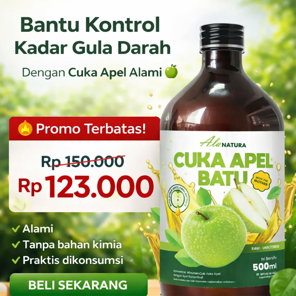 Alanatura Cuka Apel Hijau Malang 500ml Organik