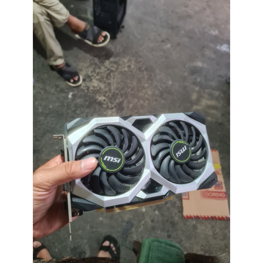 VGA RUSAK GTX 1660SUPER MSI OC MATOT