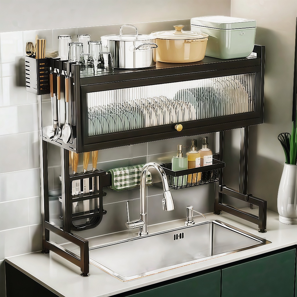 Rak Piring Wastafel Stainless Rak Piring Minimalis Rak Piring Stainless Lemari Rak Piring Stainless 