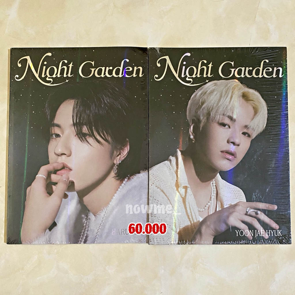 [ READY ] BACA DESKRIPSI  MINI SCRAP KIT NIGHT GARDEN JAEHYUK HARUTO TREASURE SEALED PC PHOTOCARD OF