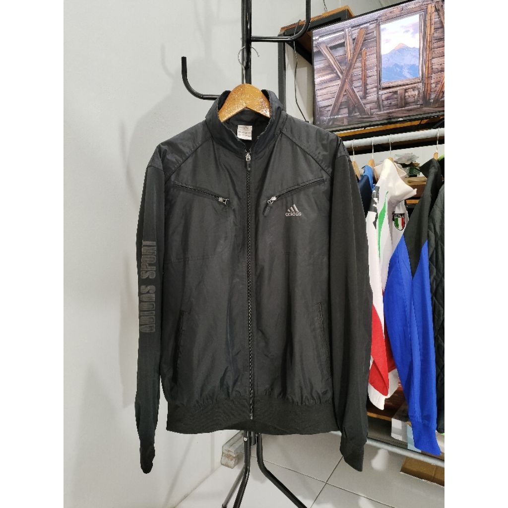 Jacket Motor Windbreaker Adidas Black Original