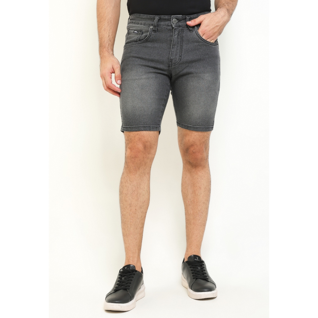 No Fear - Stronger Slim Fit Short Jeans - Black