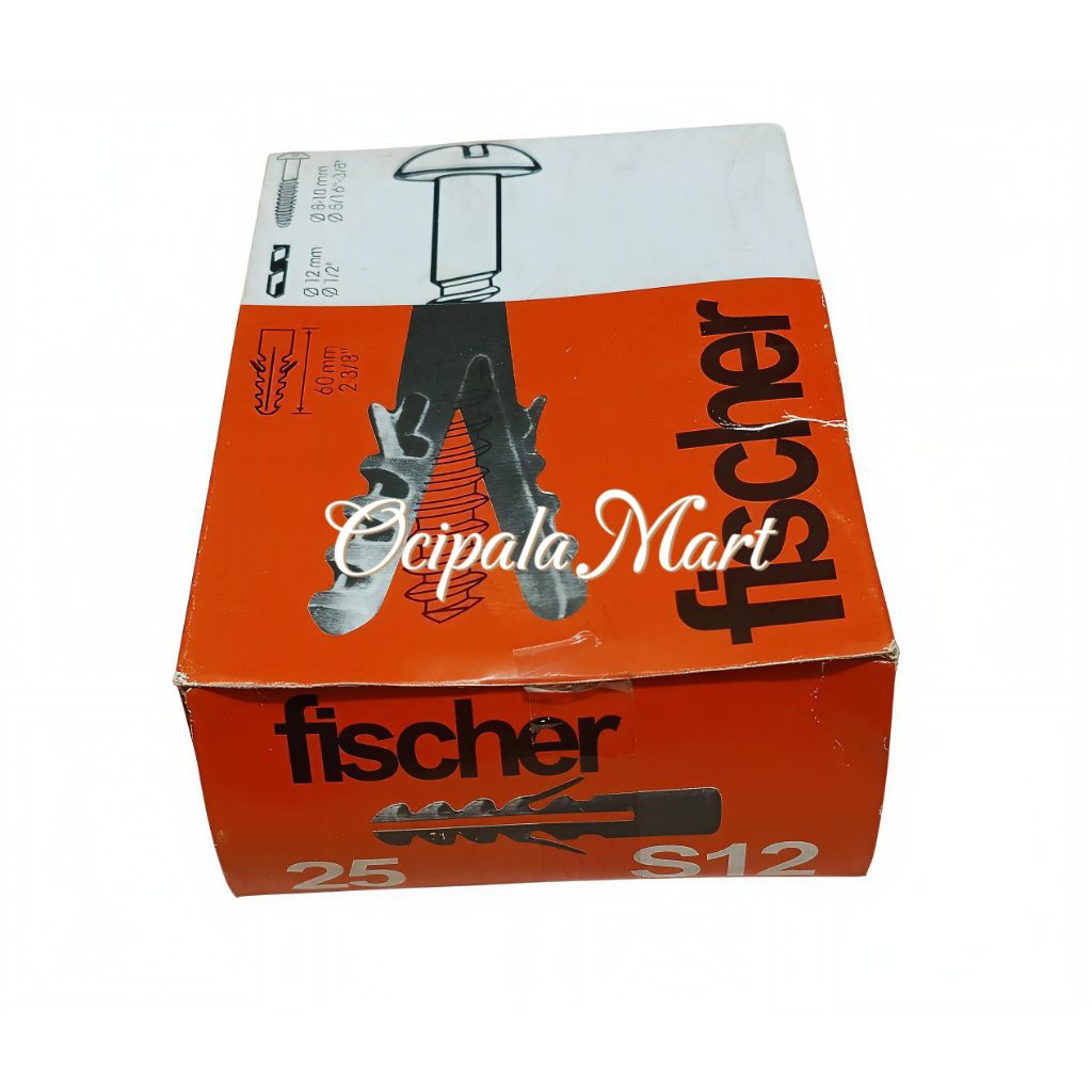 1 Kotak Pengencang Sekrup Viser Fisher Plastik Kuat Lentur S6 S8 S10 S12