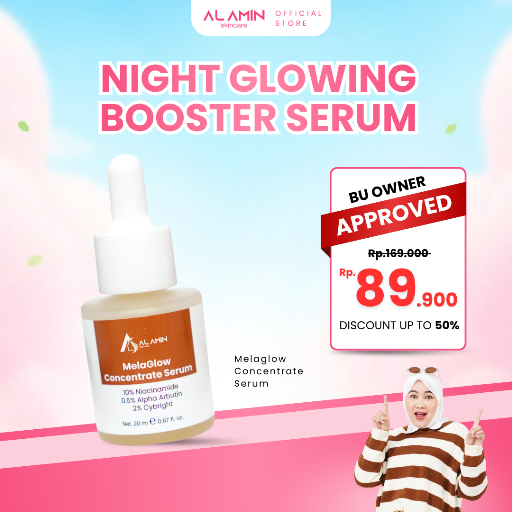 (BU OWNER APPROVED) Melaglow Concentrate Serum Alamin Skincare