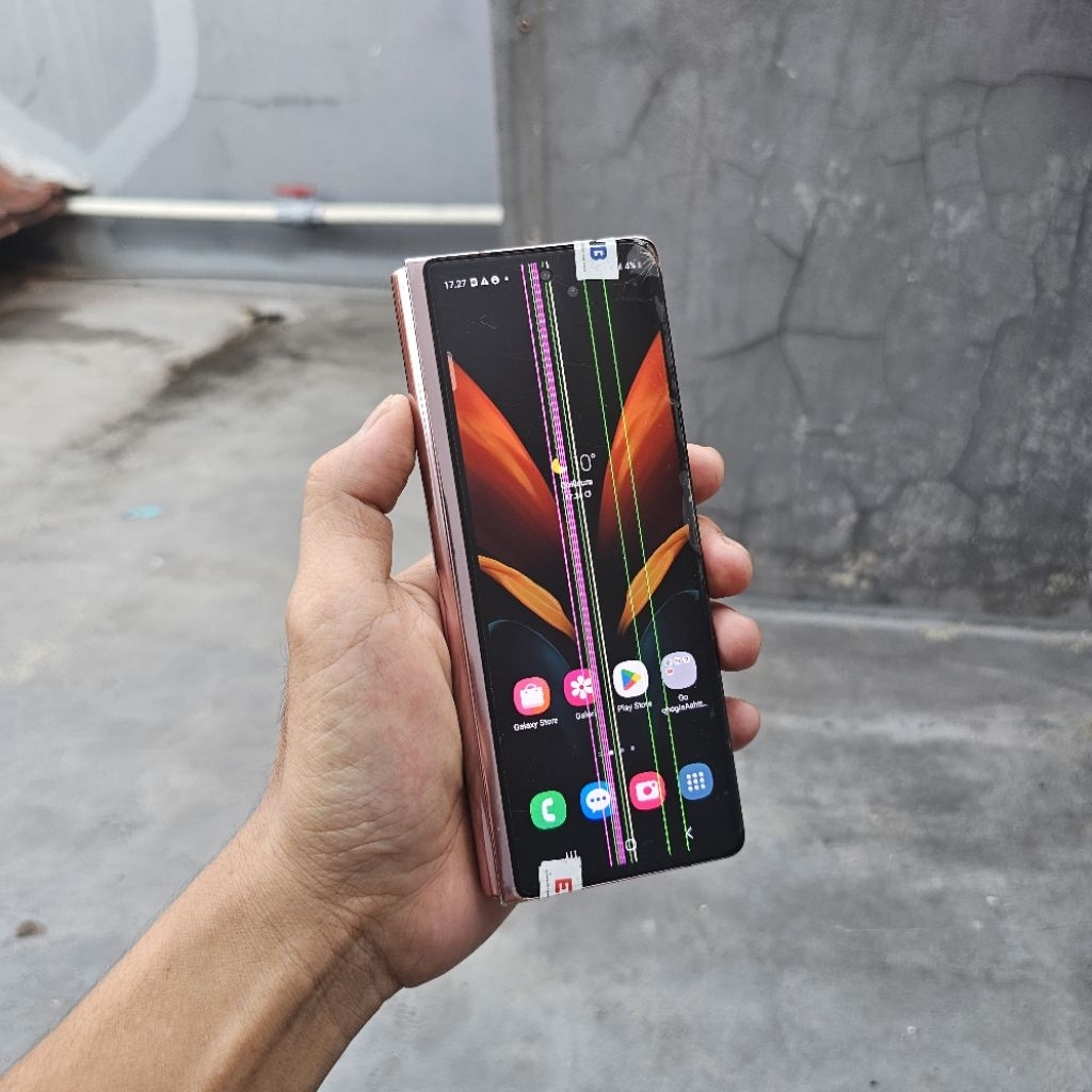 SAMSUNG GALAXY Z FOLD 2 EX INTER 12/256 GB MINUS FUNGSI NORMAL