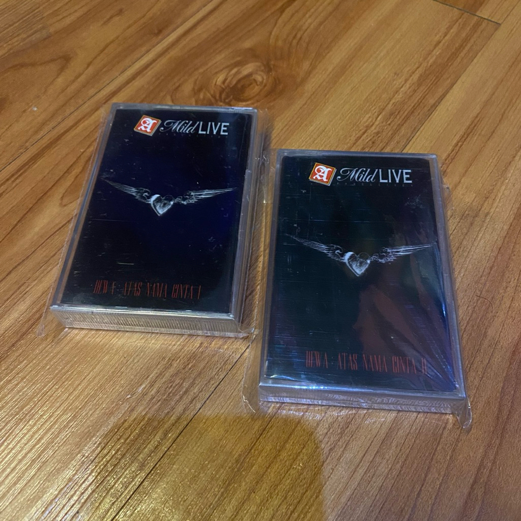 kaset dewa 19 - atas nama cinta 1 & 2 ( double kaset )