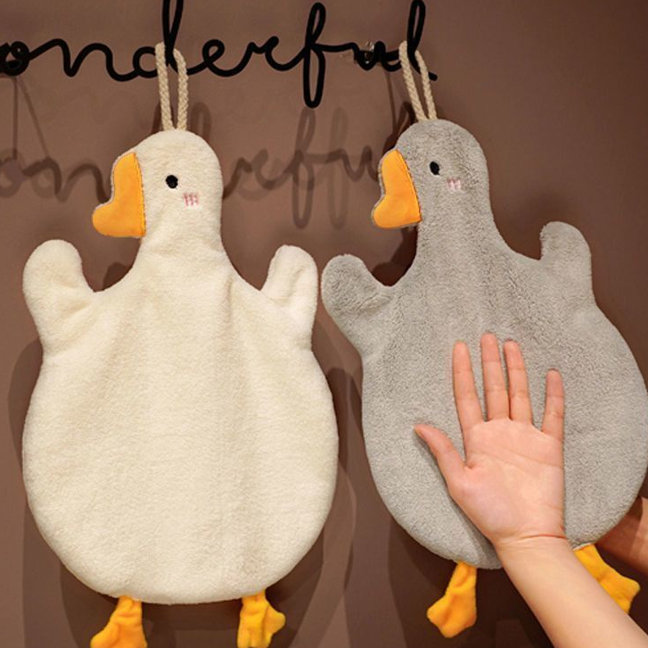 [LENYSHOP] Lap Tangan Gantung / Handuk Tangan Dapur Motif Bebek Ukuran Besar Kain Lap Serbet