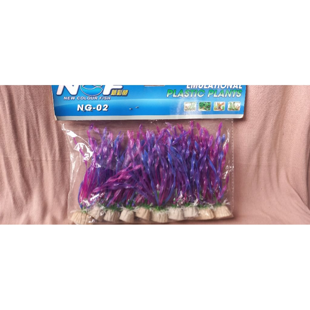 TANAMAN PLASTIK AKUARIUM