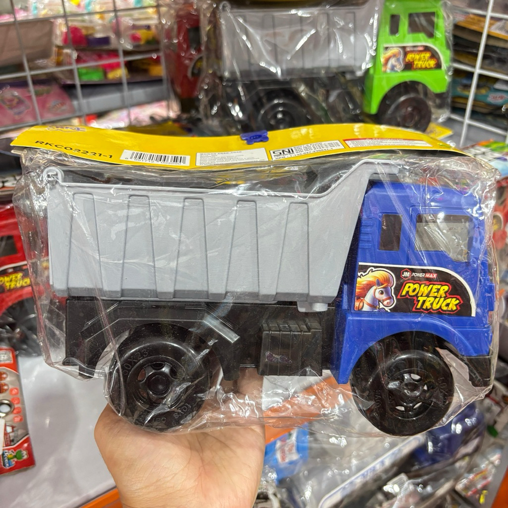 ( BISA COD ) PROMO MAINAN ANAK MOBIL MOBILAN TRUK RKC DUMP TRUCK BAK PASIR KONSTRUKSI PLASTIK MURAH 