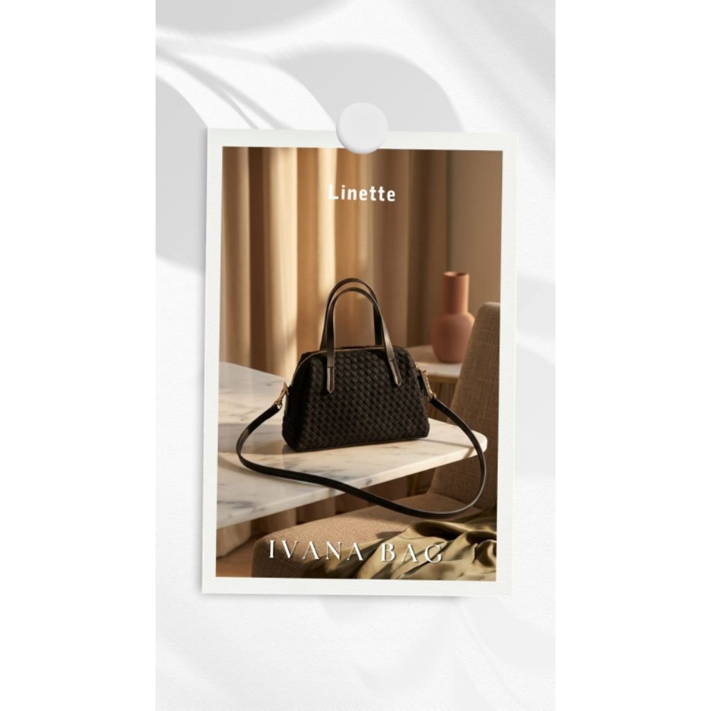 Linette ivana | Tas selempang anyam | totebag anyam | mini bag