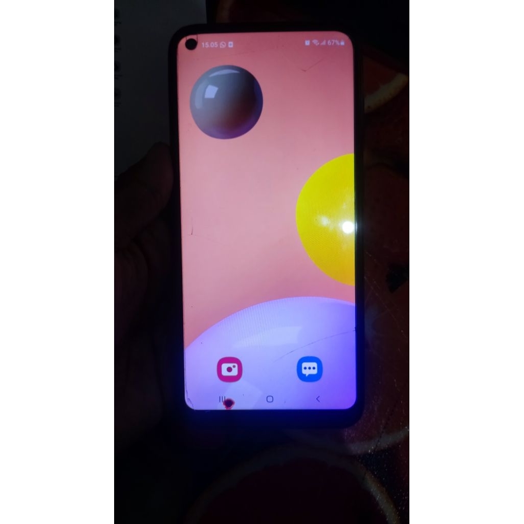 LCD Ori copotan Samsung A11 Minus baca Deskripsi