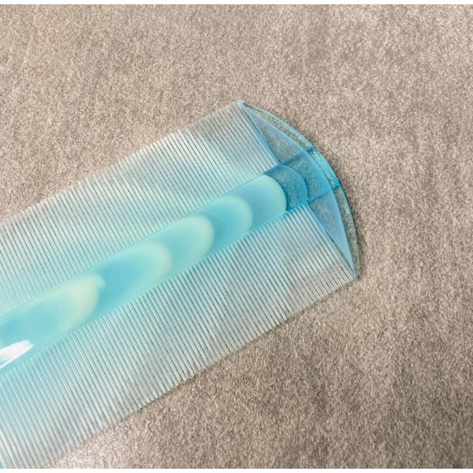 Sisir Serit Kutu Ketombe Pelangi Kecil Daimeijia Coklat Besar Bening Akrilik