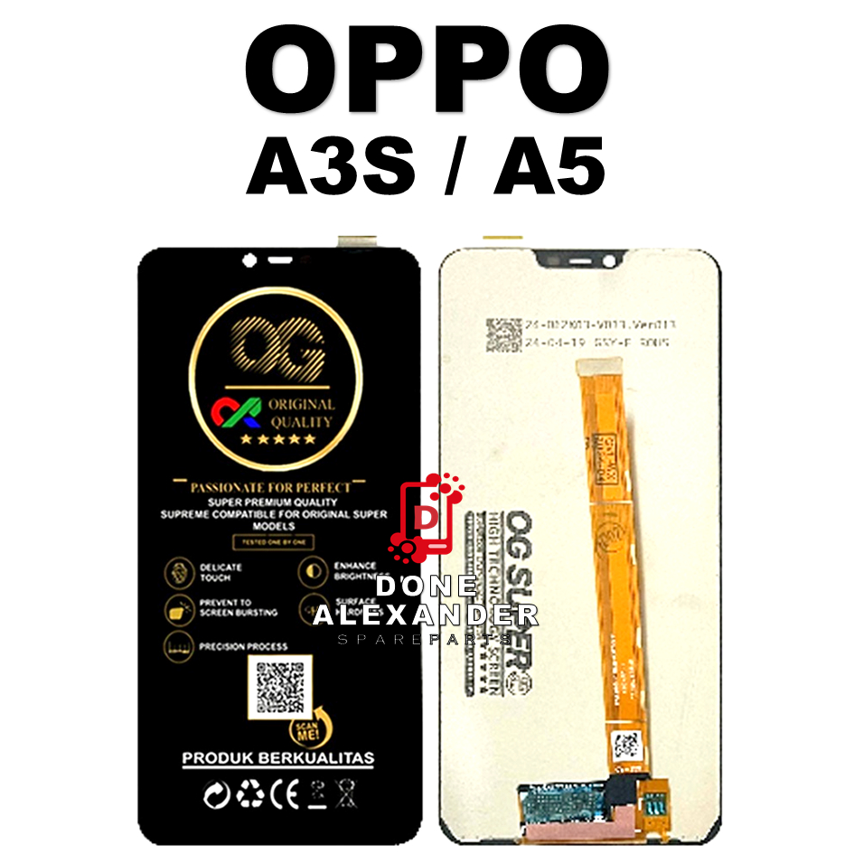 LCD TOUCHSCREEN OPPO A3S / A5 ORIGINAL 100% FULLSET