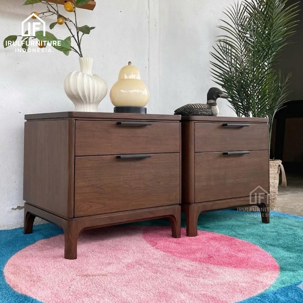 Nakas meja nakas minimalis meja kecil kamar tidur kayu jati
