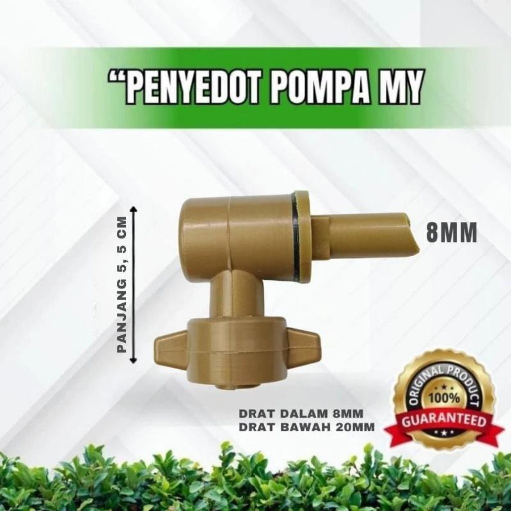 PENYEDOT POMPA MY COKLAT ORIGINAL ( PB 16 , MS 16 , SPRAYER MALAYSIA )