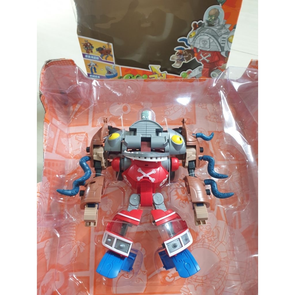 (Preloved) Mainan Anak Figure Plant Vs Zombie Robot Z 3 in 1