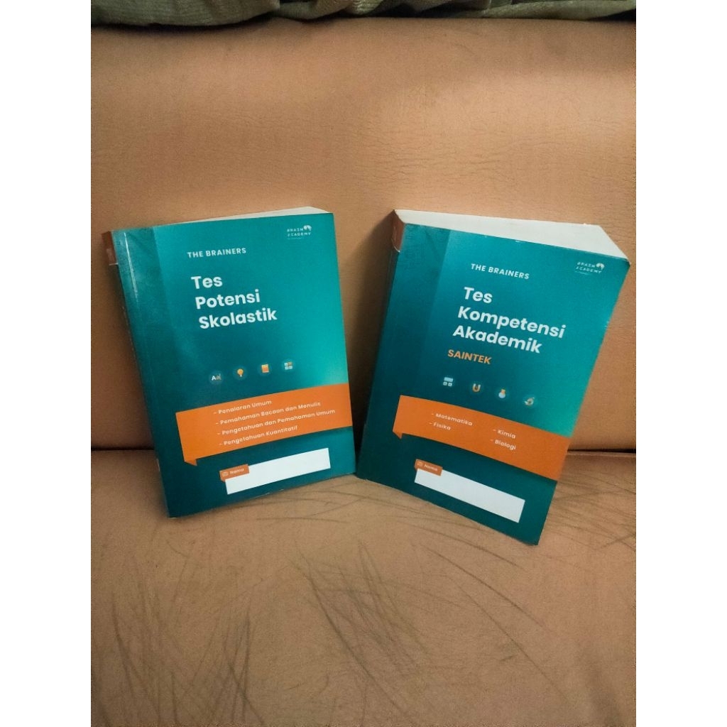 [JUAL MURAH] Paket Ori Modul Brain Academy Ruangguru Tes Potensi Skolastik dan Tes Kompetensi Akadem
