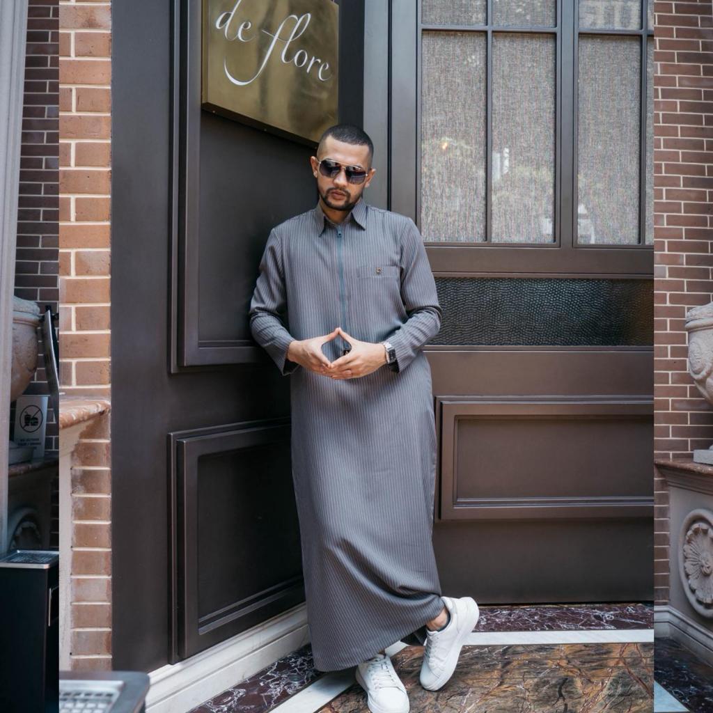 Jubah Slimfit BILAL Gamis pria wool semi wool superJubah Pria Muslim jubah alfaan gamis pria Alzan b