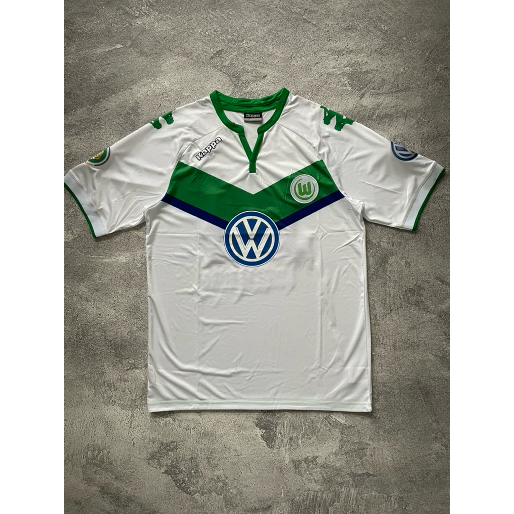 Jersey VfL Wolfsburg Away 2014/15 Nns Kevin De Bruyne DFB Pokal Jerman Rare
