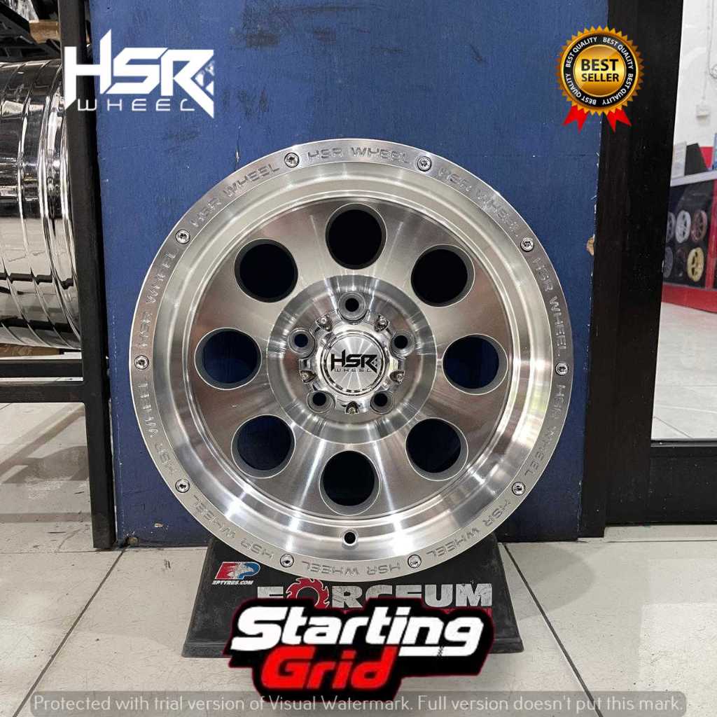 Velg Offroad R15 Lebar 10 HSR DUFFY Untuk Jimny Taft Katana Escudo