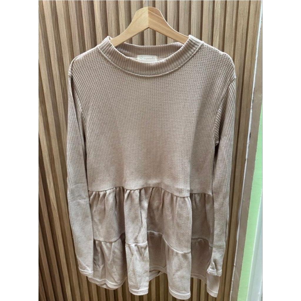 preloved one set celana +baju satu set muslimah ncp studio nisa cookie project