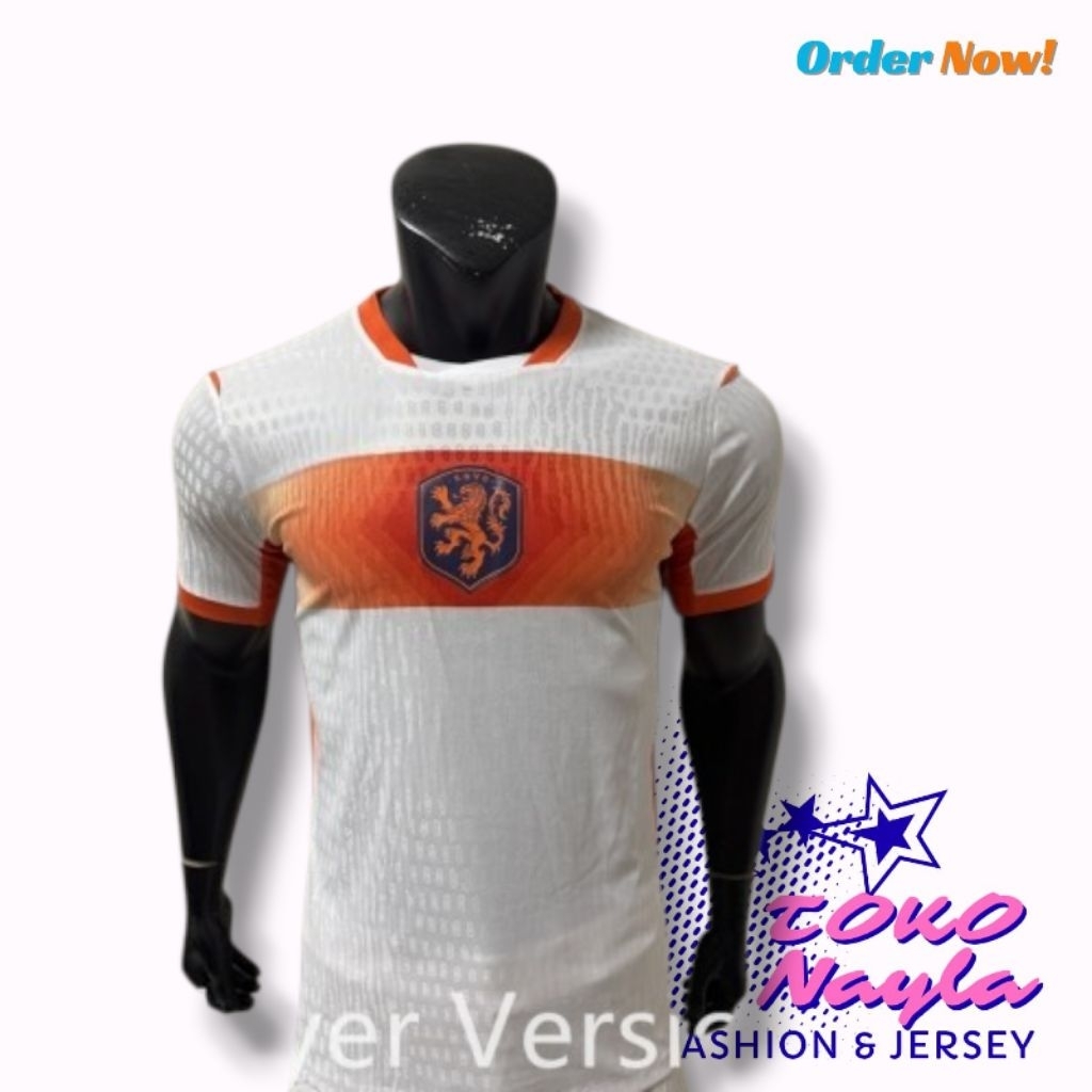 Jersey Player issue Belanda Putih 2026 Jersey Pildun