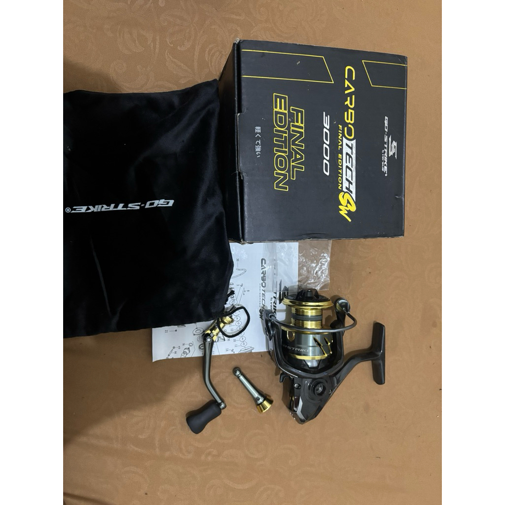 reel go strike carbon tech sw 3000 final edition