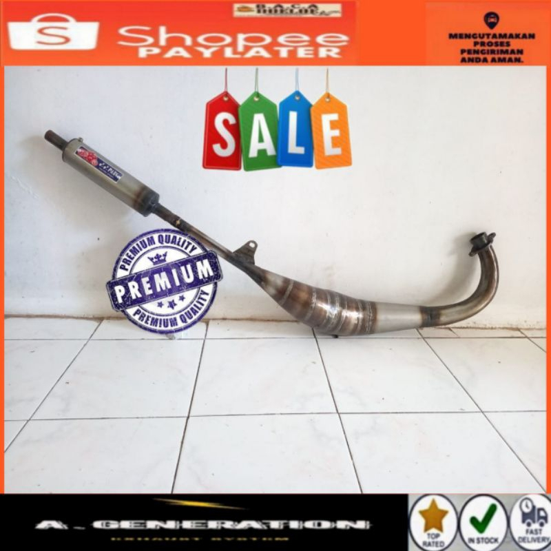 YYpang Exhaust Yamaha RXZ / RZR Type Lavida Pipe On