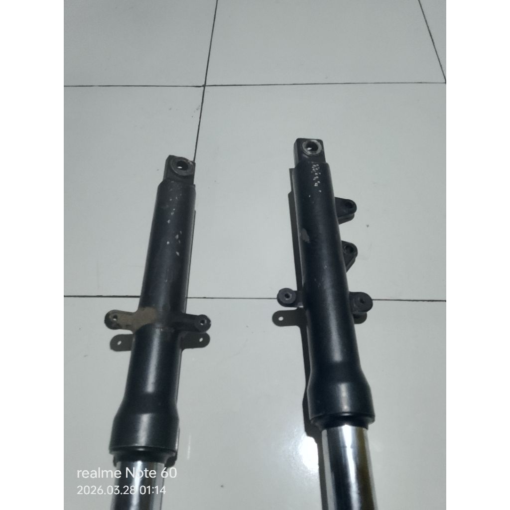 shock depan byson set as tabung tanpa segitiga kanan kiri original copotan