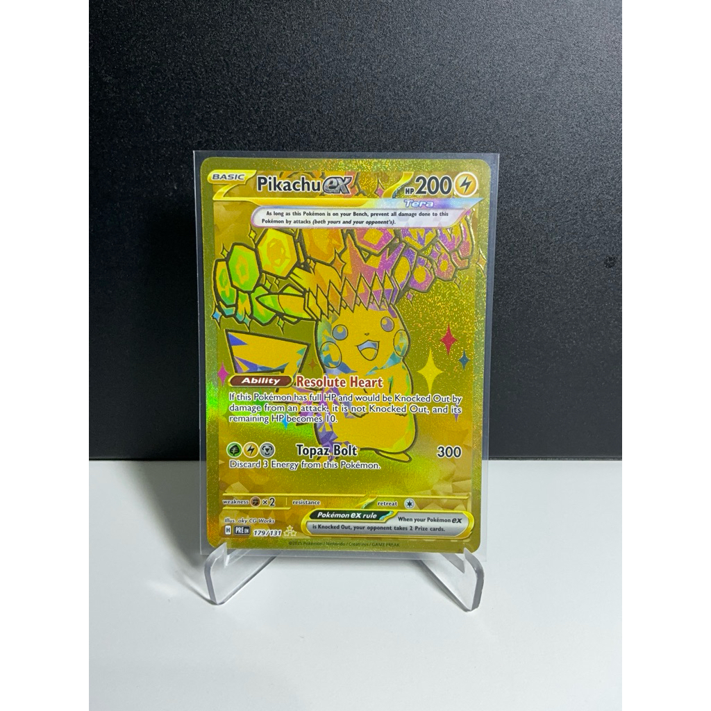 ( EN ) Pikachu Ex #179 Pokemon Prismatic Evolutions
