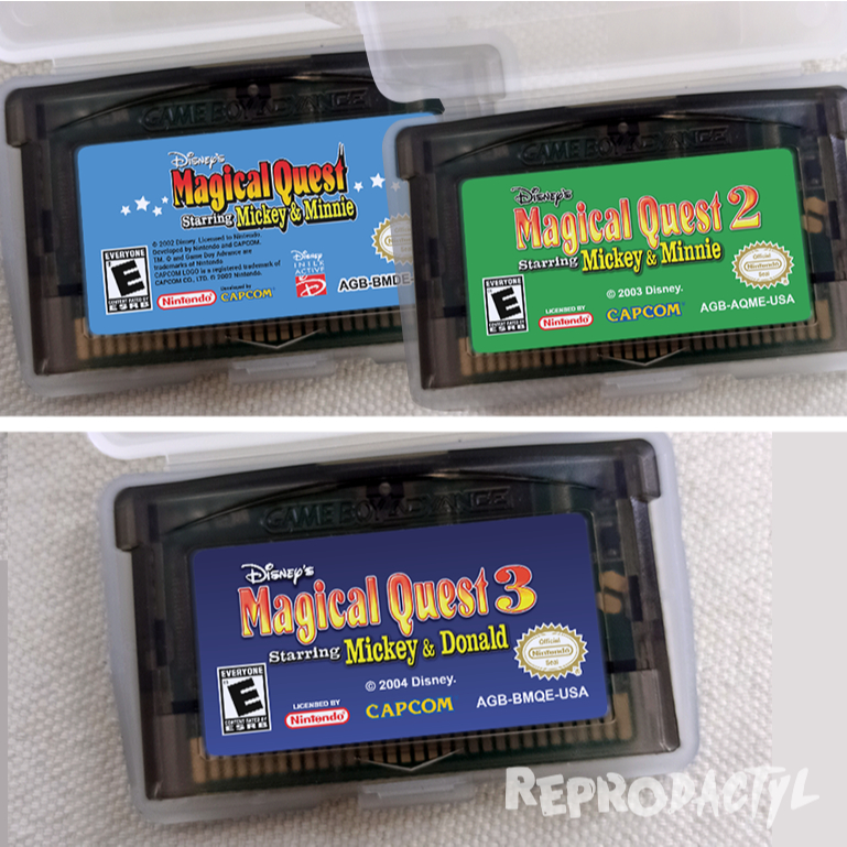 Gameboy Magical Quest 2 Starring Mickey and Minnie Donald Kaset Game Nintendo GBA SP