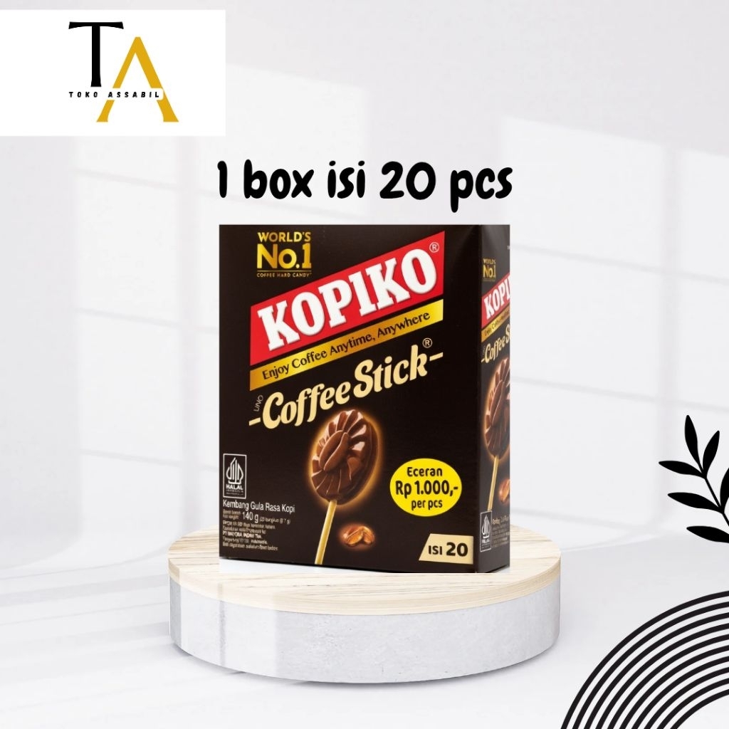 Permen kopiko stick lolipop kopiko 1 box isi 20 pcs