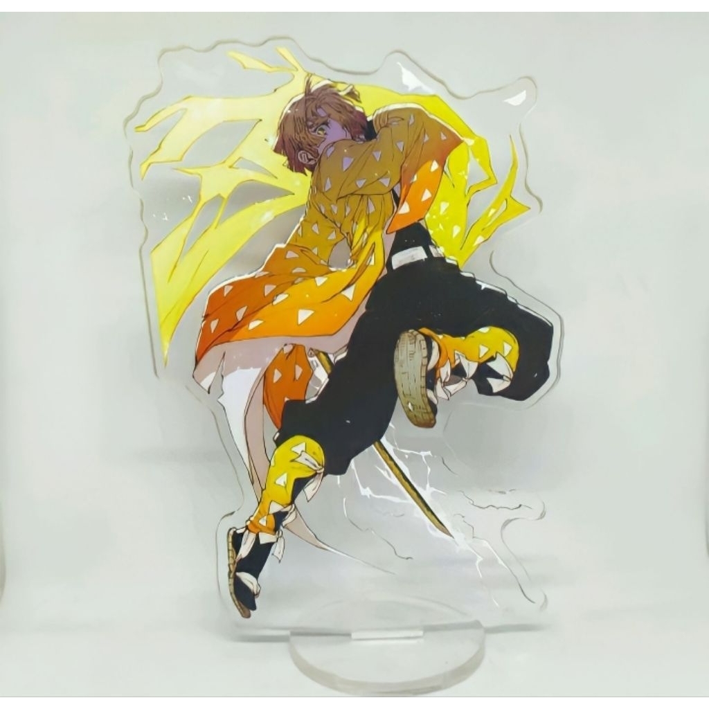 Figure Akrilik Zenitsu Kimetsu no Yaiba