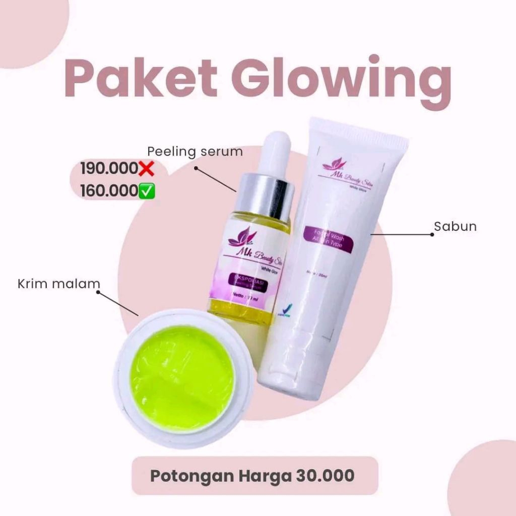 Mk BeautySkin PAKET HEMAT GLOWING
