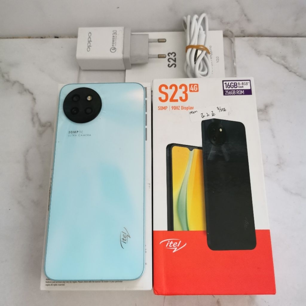 itel S23 4G ram 8GB 256GB Bekas - Fullset  Resmi - second