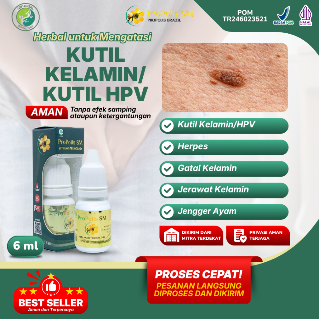 Obat Kutil Kelamin/Kutil HPV, Kutil Anus, Gatal Kelamin, Jerawat Kelamin, Herpes, Jengger Ayam, Foli
