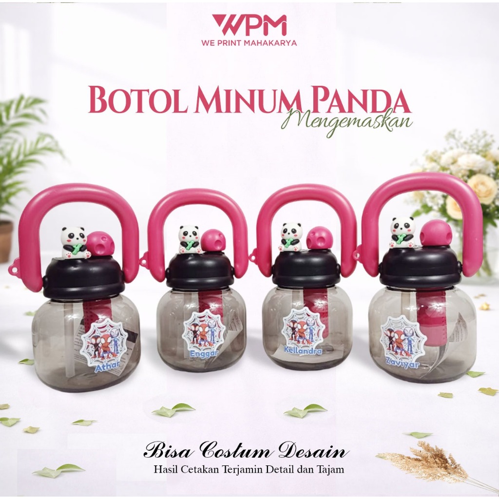 BOTOL MINUM ANAK CUSTOM / CUSTOM BOTOL LUCU / BOTOL ANAK CUSTOM